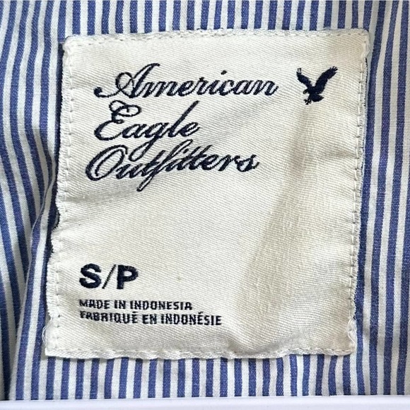 Pre-loved American Eagle Women’s Sz Small Green Army Jacket - Picture 16 of 16